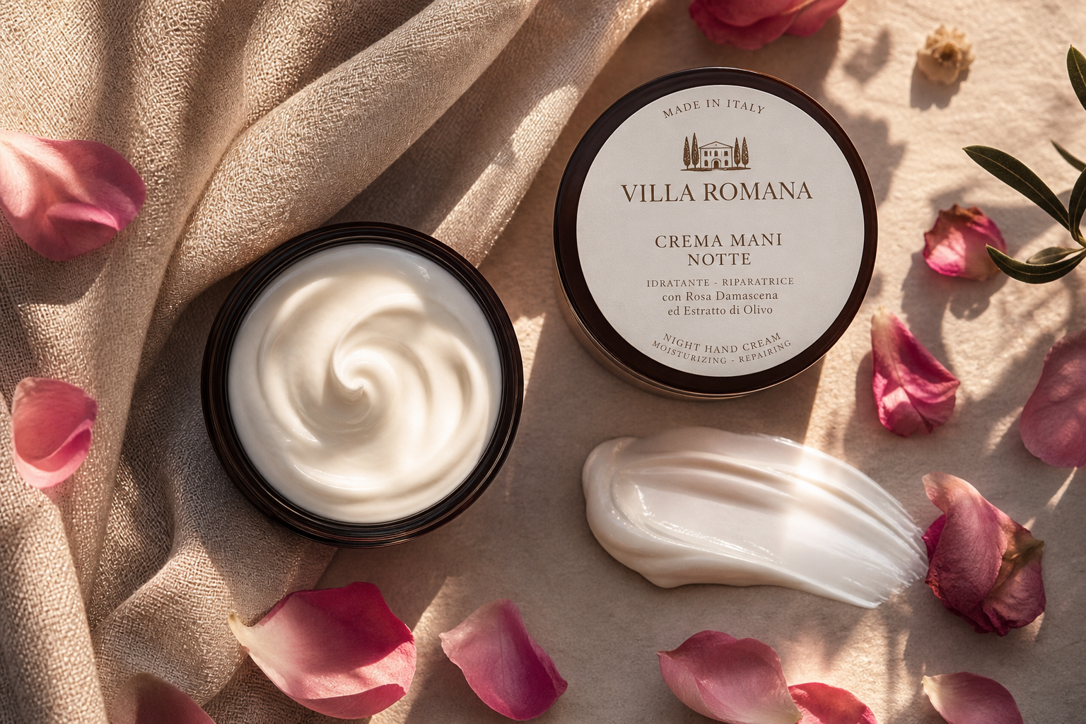 Crema Notte Mani — Flat lay